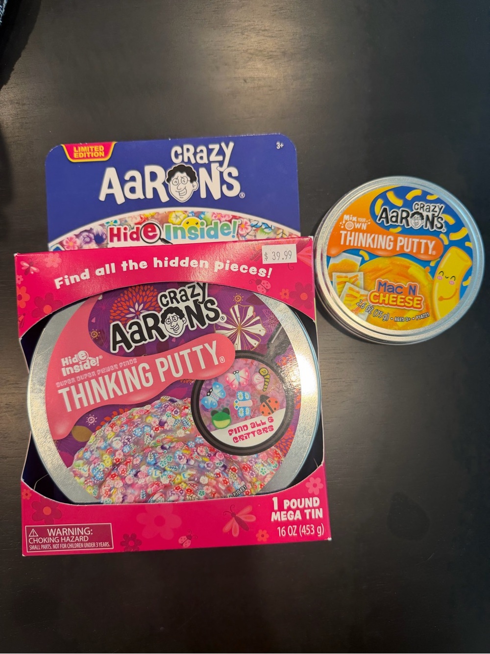 Thinking Putty - Pink Multi Color (Hide & Inside)